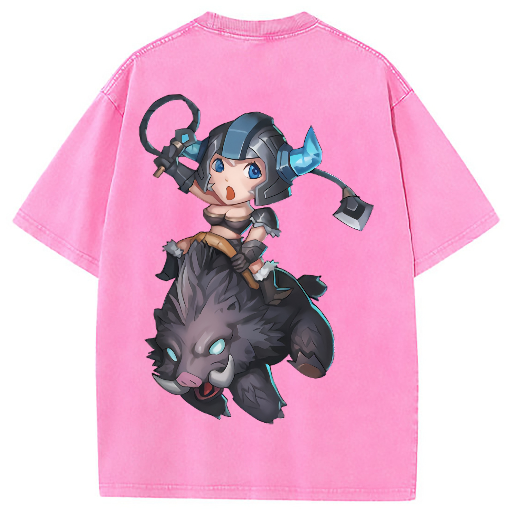 （画像用） リーグ・オブ・レジェンド League of Legends LOL 綿100% ヴィンテージ風 半袖Tシャツ（背面プリント）